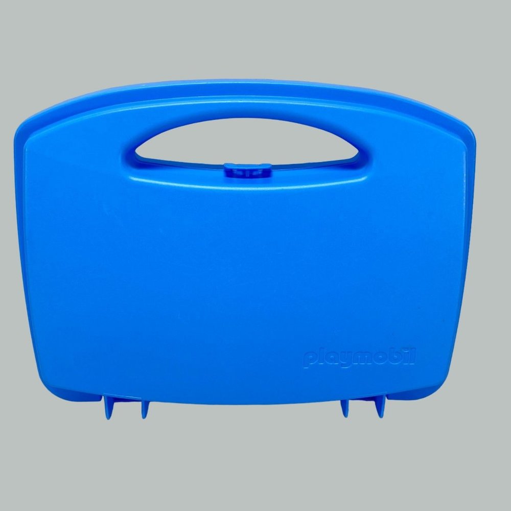 Playmobil Empty Plastic Storage Carrying Case Blue